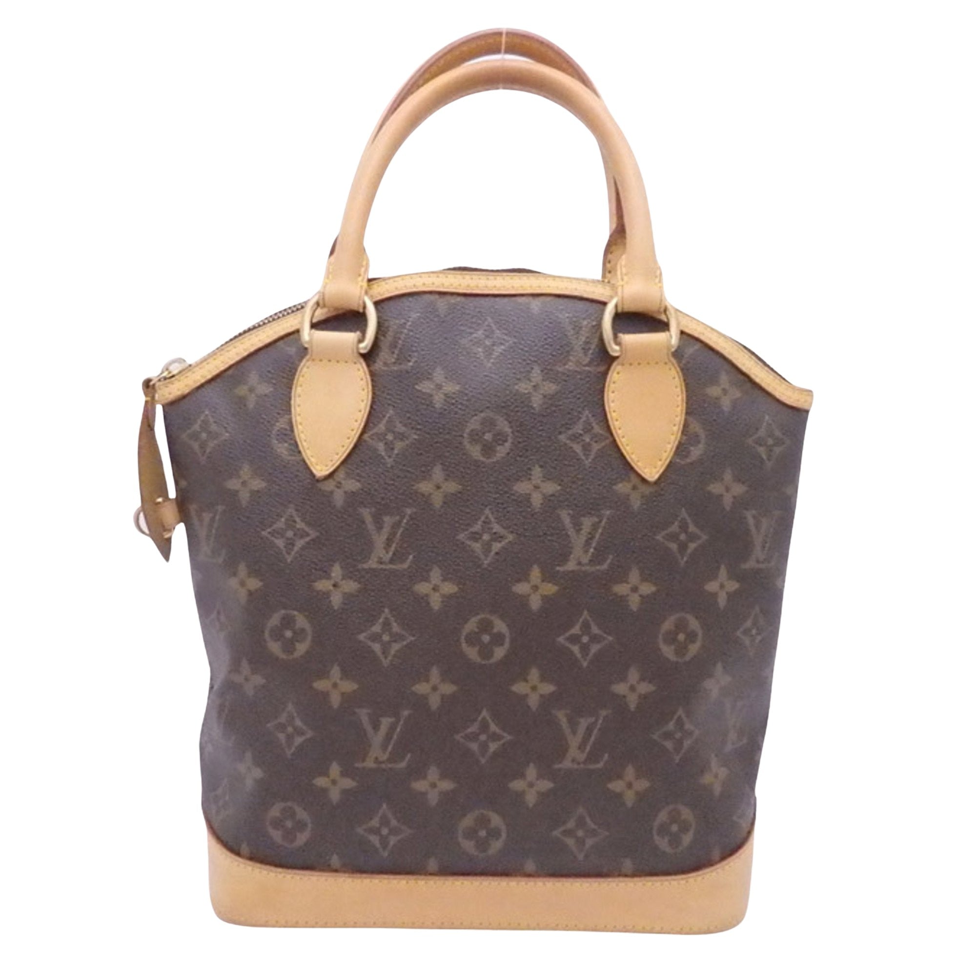 Louis Vuitton Brown Canvas Lockit handbag bag