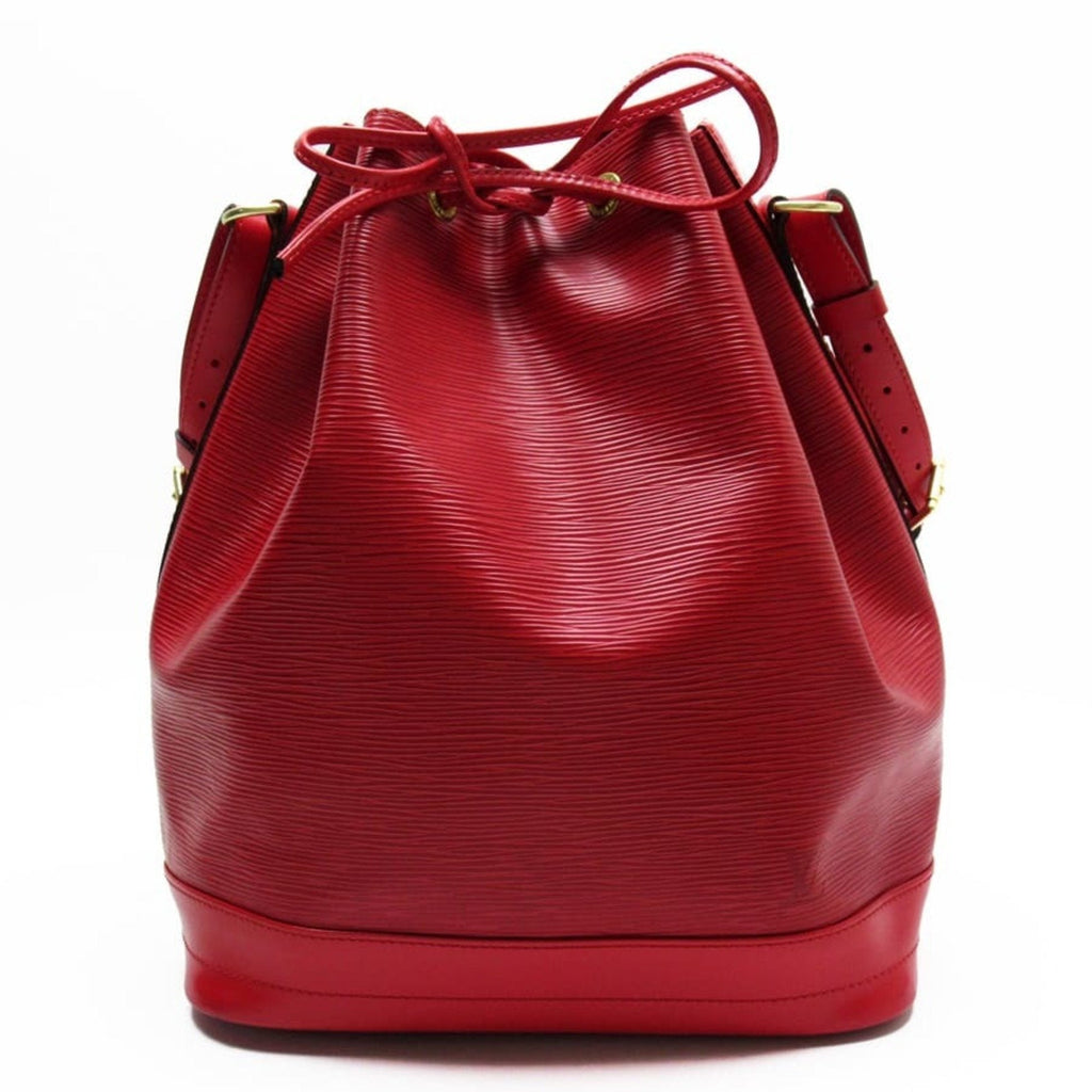 Louis Vuitton Red Leather Noe shoulder bag