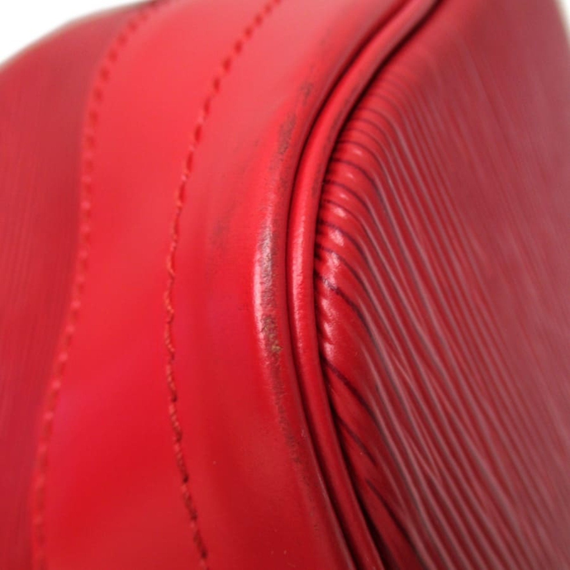 Louis Vuitton Red Leather Noe shoulder bag