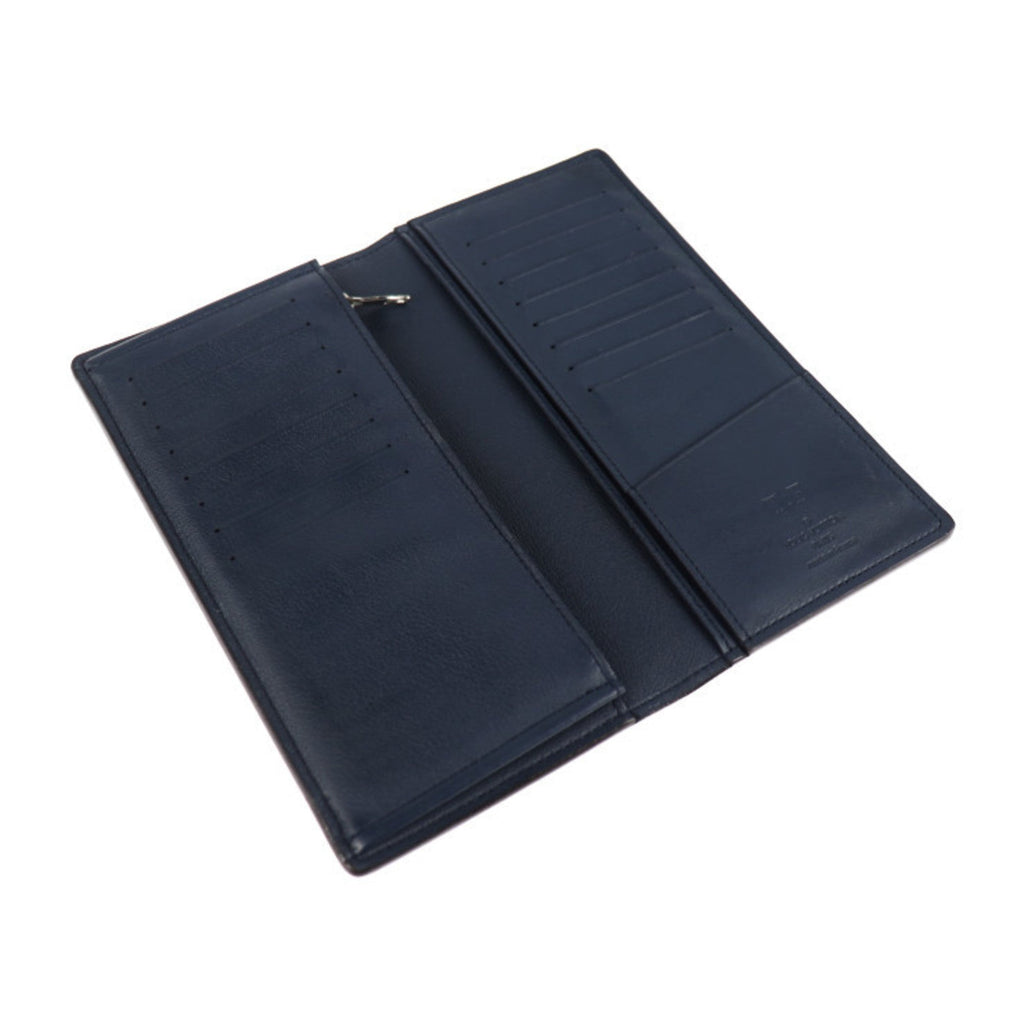 Louis Vuitton Navy Leather Brazza wallet accessories