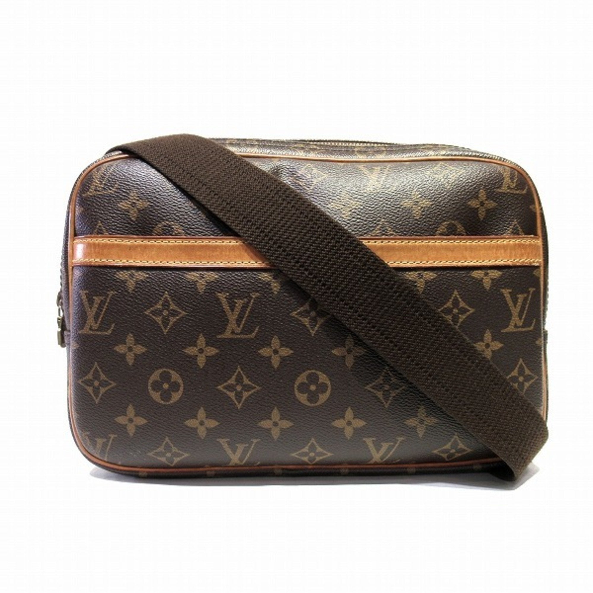 Louis Vuitton Brown Canvas Reporter shopper bag