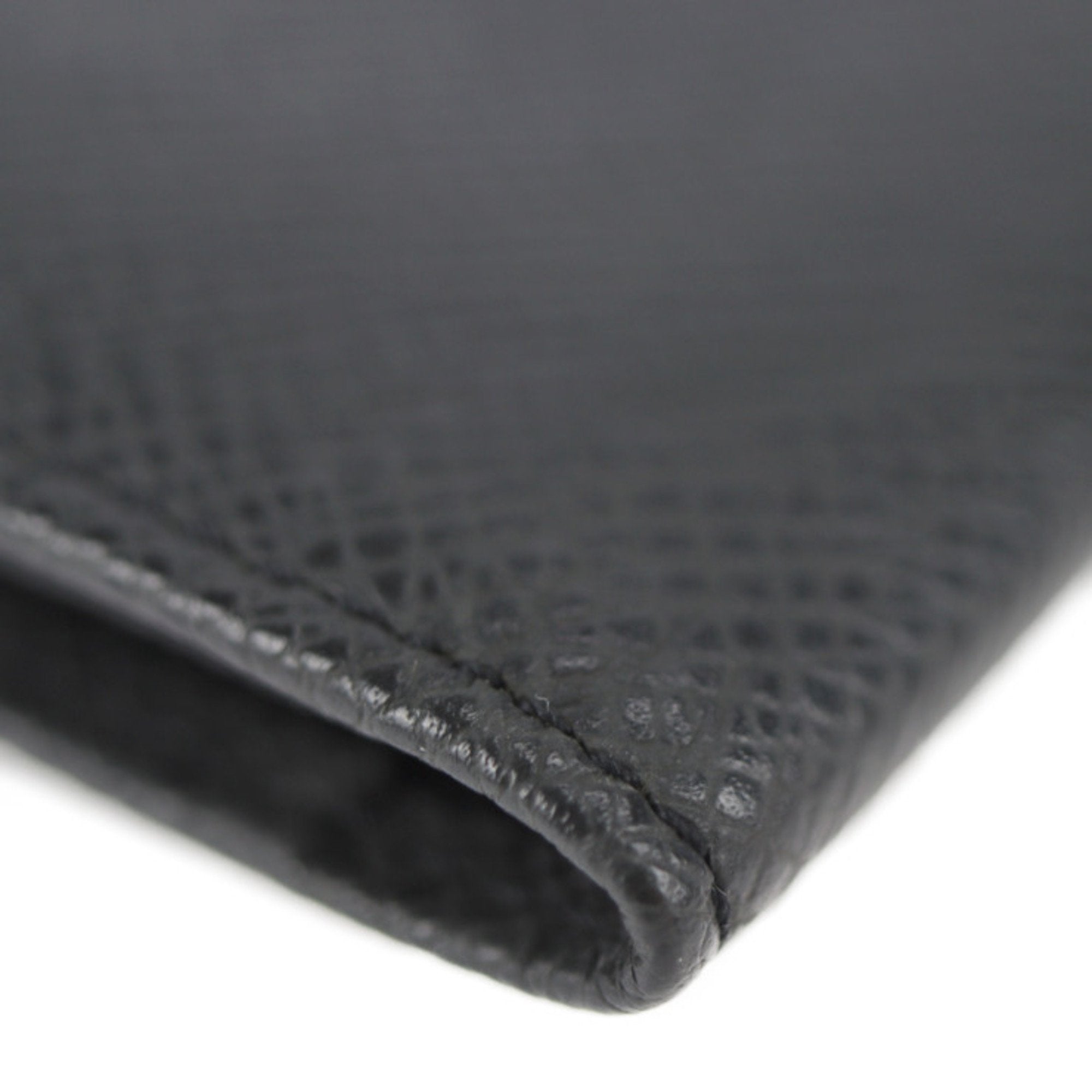Louis Vuitton Black Leather Coin purse wallet accessories