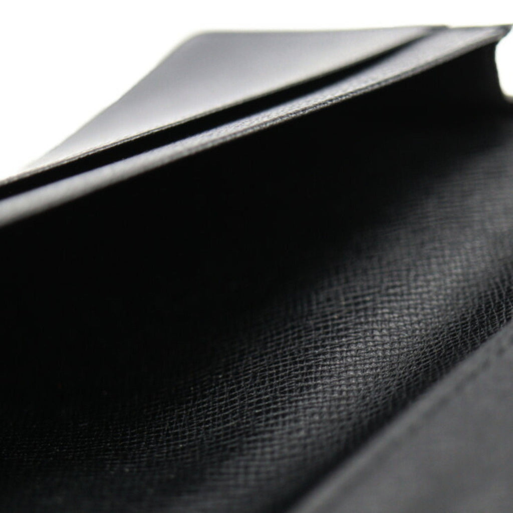 Louis Vuitton Black Leather Coin purse wallet accessories