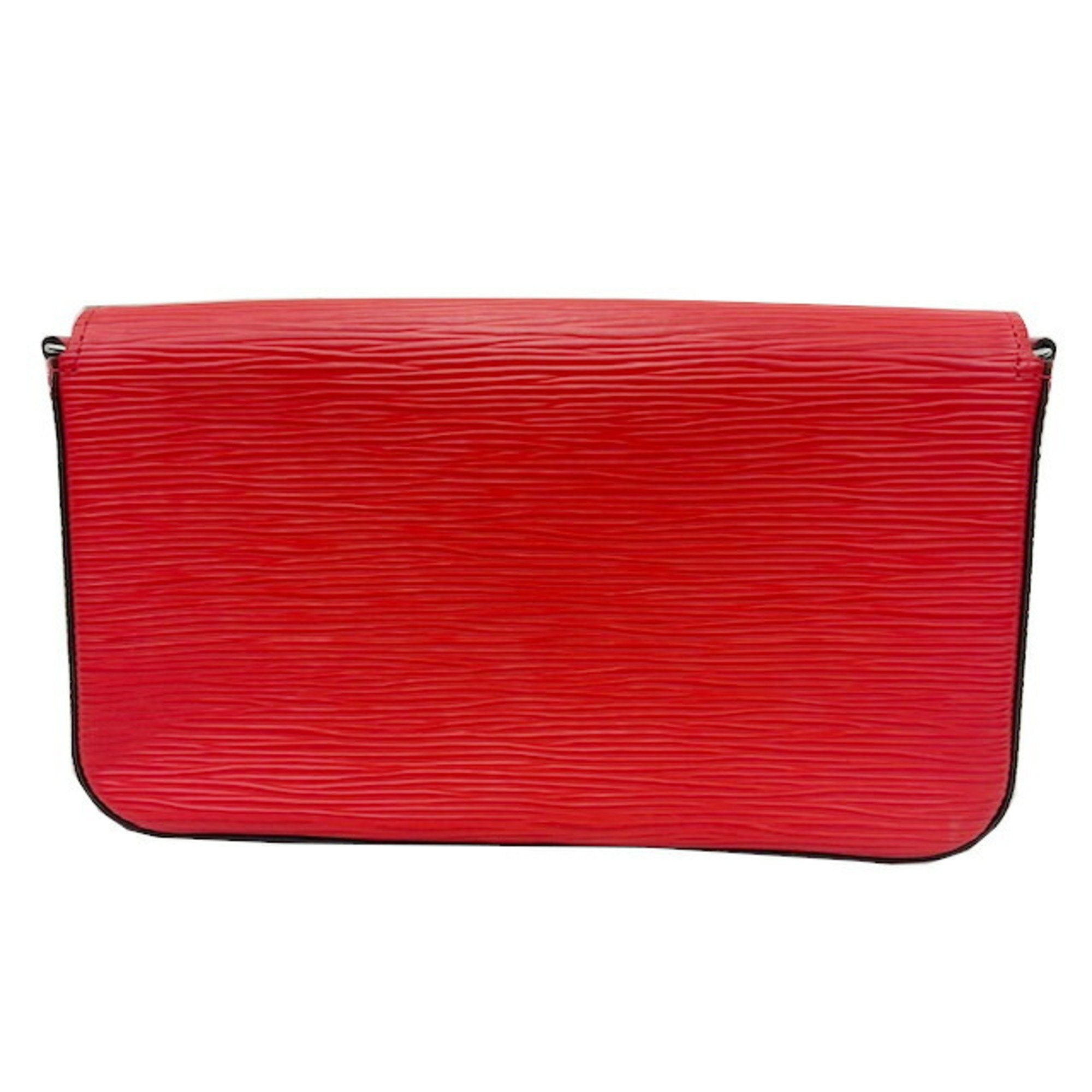 Louis Vuitton Red Leather Felicie wallet accessories