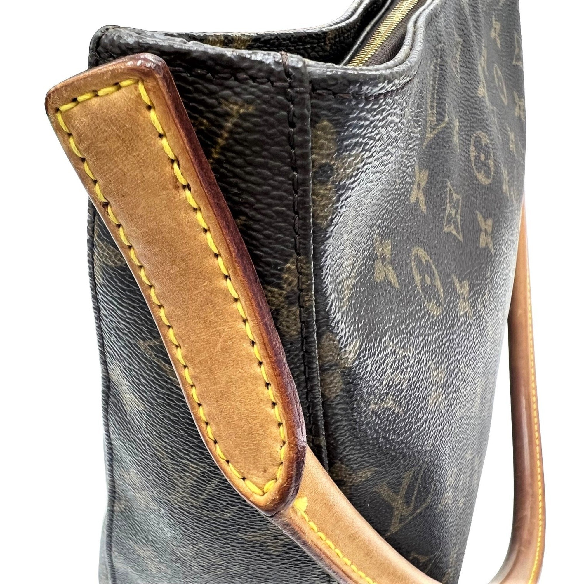 Louis Vuitton Brown Canvas Looping GM shoulder bag