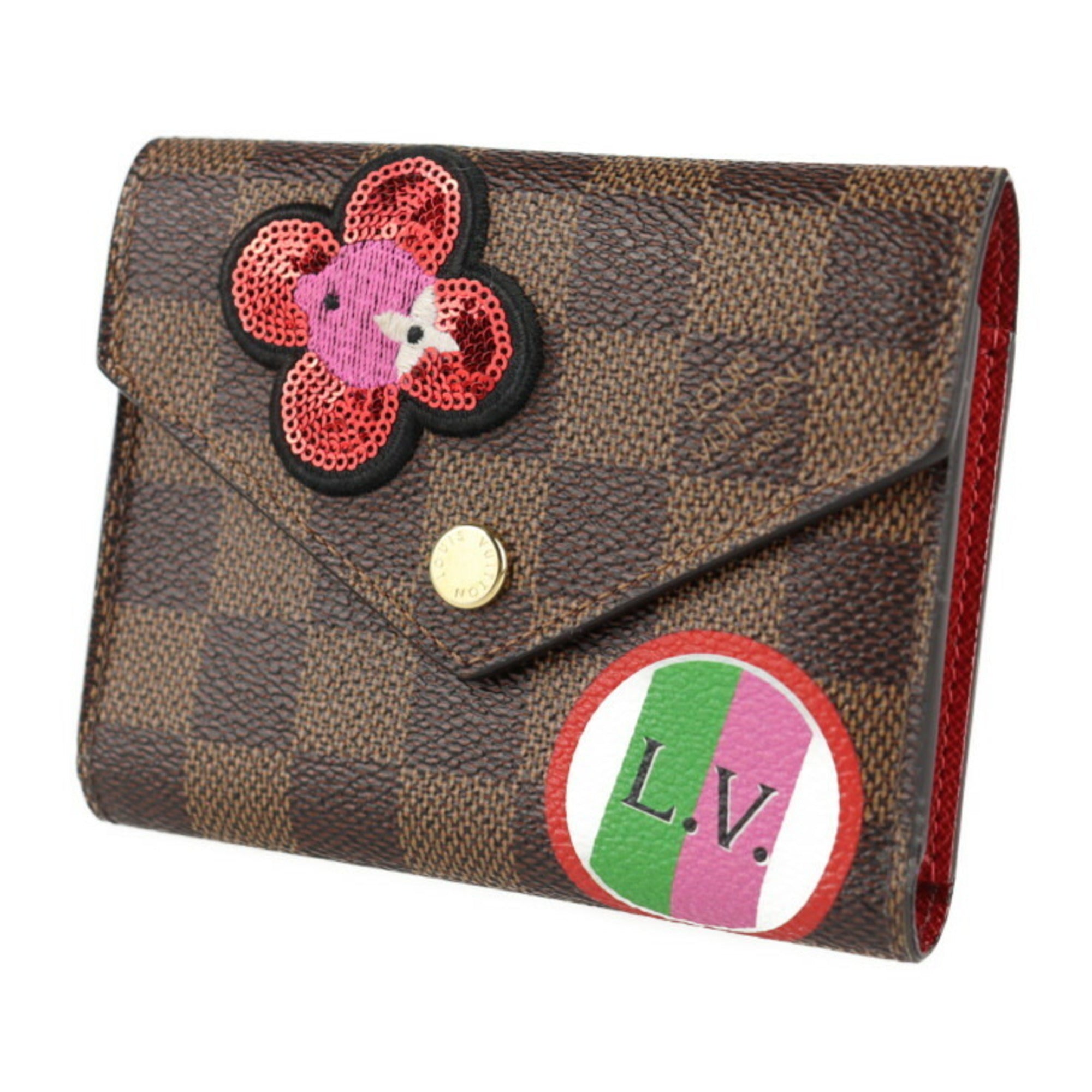 Louis Vuitton Brown Canvas  wallet accessories