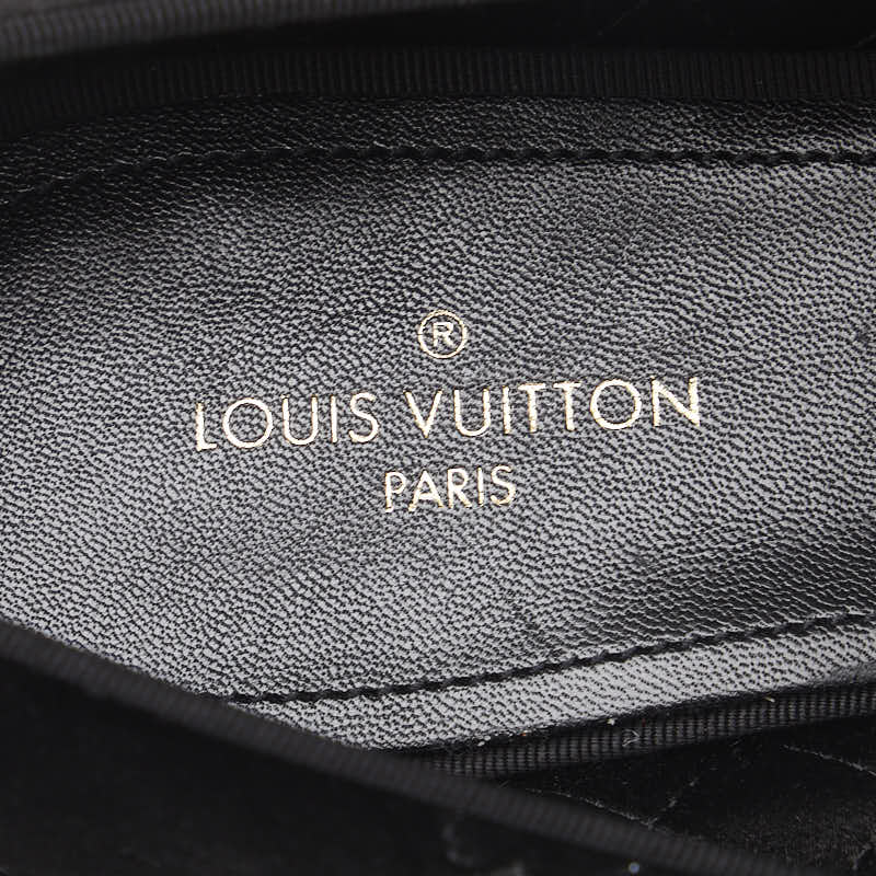 Louis Vuitton Mens Loafers in Velvet Black BM 0149
