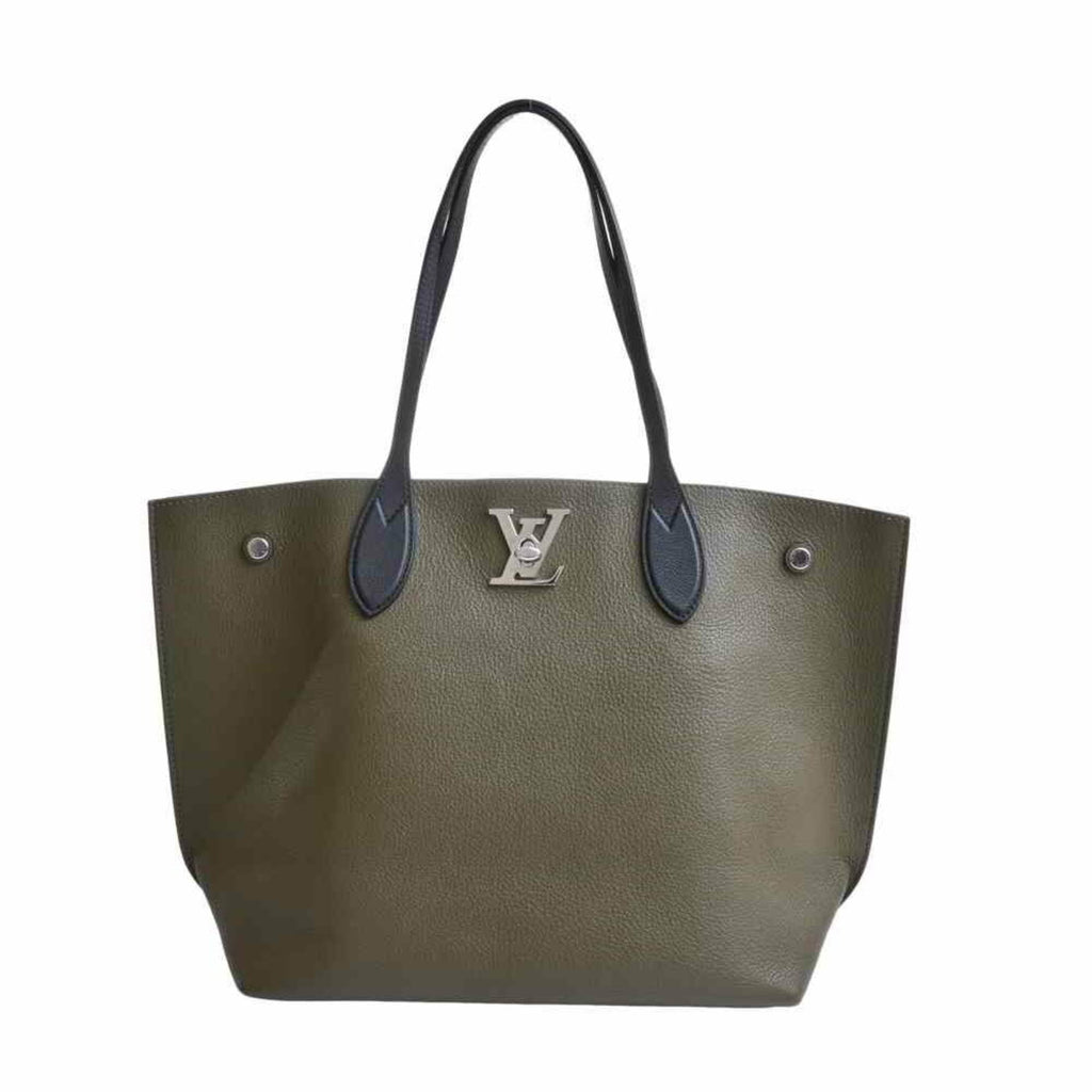 Louis Vuitton Green Leather  handbag bag