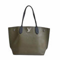 Louis Vuitton Green Leather  handbag bag