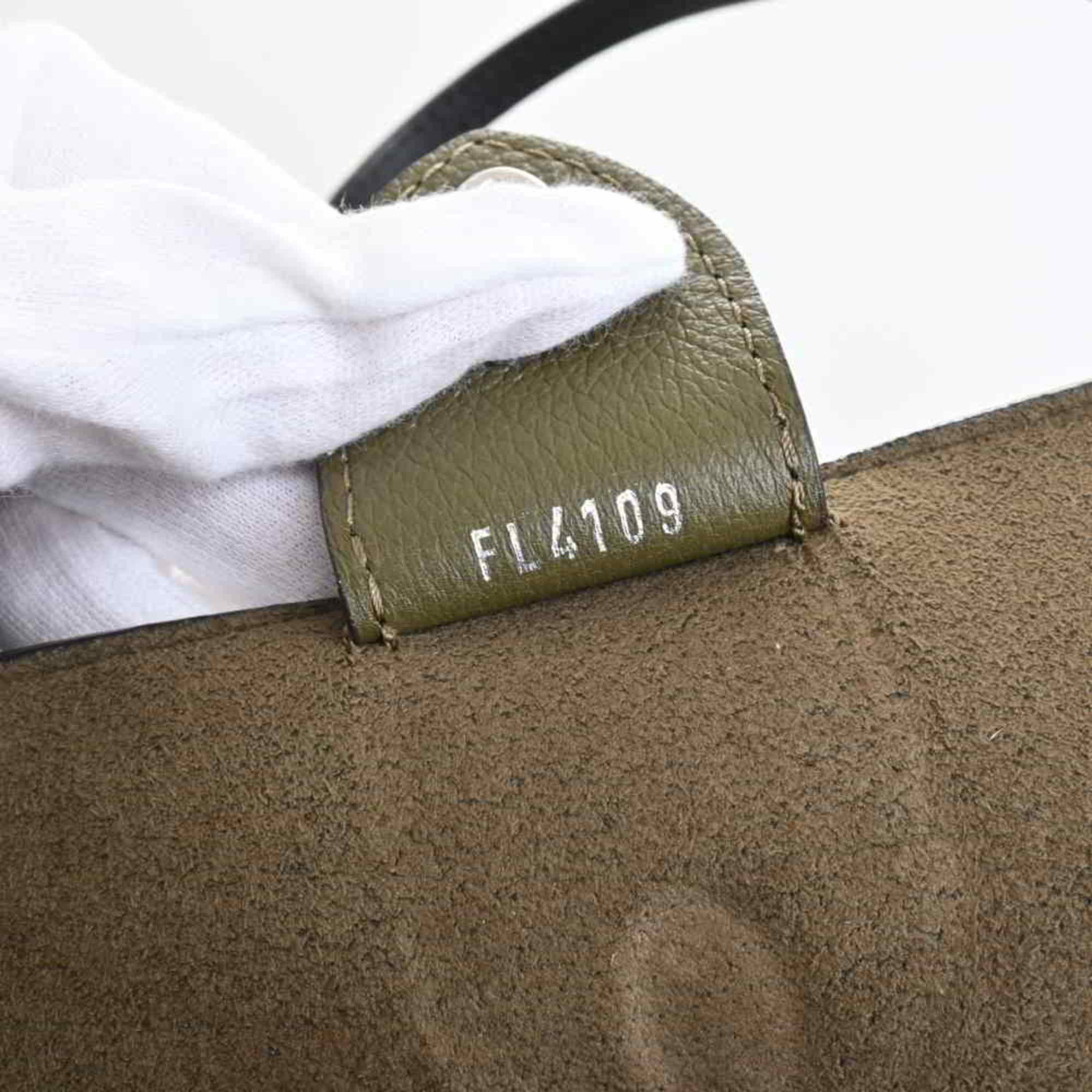 Louis Vuitton Green Leather  handbag bag
