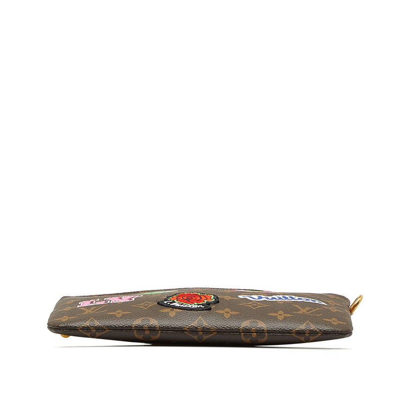 Louis Vuitton Monogram City  Patch — Collection Pocket M63447 Brown Multicolor PVC Men LOUIS VUITTON