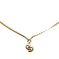DIOR Logo Pendant Necklace Costume Necklace