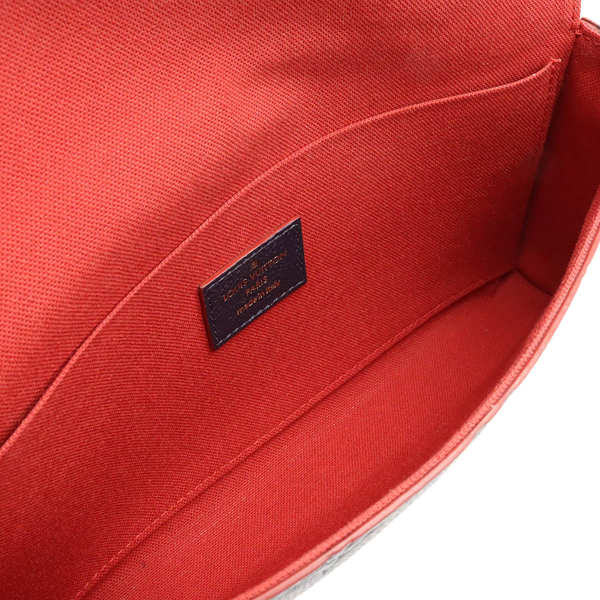 LOUIS VUITTON Louis Vuitton Monogram Emplant Poschet Felice Ferretche 2WAY Sheldor  Marine Rouge M64099