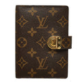 Louis Vuitton Monogram Agenda PM Koala Handbook Cover R21013 Brown PVC Leather  Louis Vuitton
