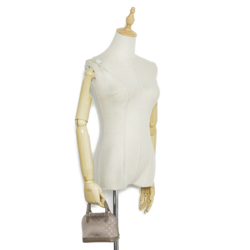 Louis Vuitton Monogram Saten Little Alma Handbag Mini Bag M92147 Brown Leather  Louis Vuitton