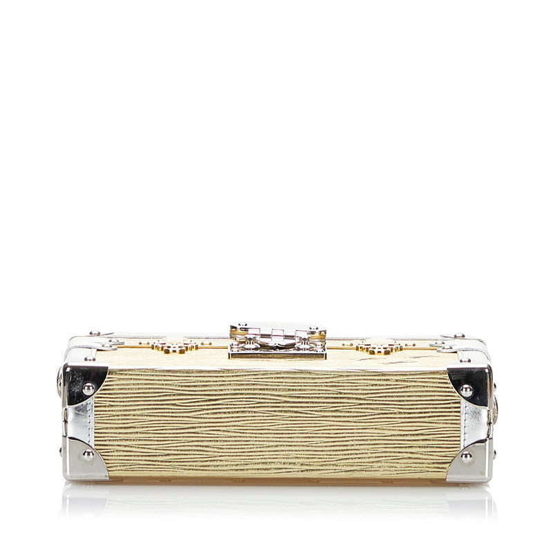 Louis Vuitton Louis Vuitton Epic M54652 Shoulder Bag Leather Gold Silver