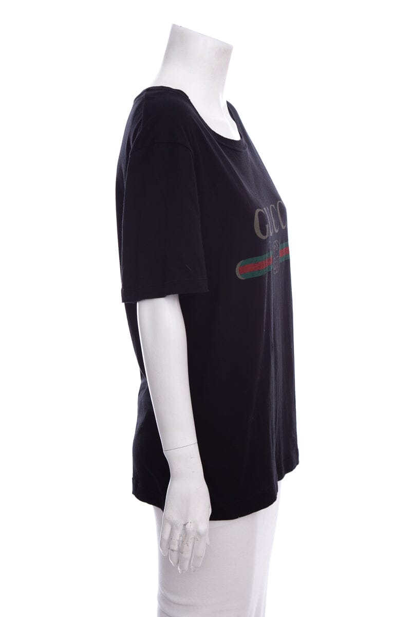 Gucci Black Logo T-Shirt SZ S NWT