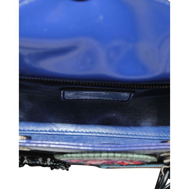 DIOR Mini Lady Bag - Embroidered Badges - Limited Edition Ss2014