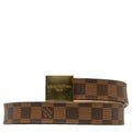 Louis Vuitton Monogram M6944 Belt PVC/Leather Brown