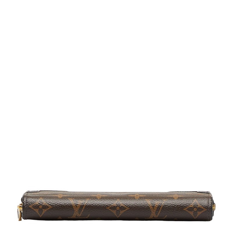 Louis Vuitton Monogram MacArthur Jeep Wallet Retiro Roundfastner Long Wallet M61855 Brown PVC Leather Men LOUIS Vuitton