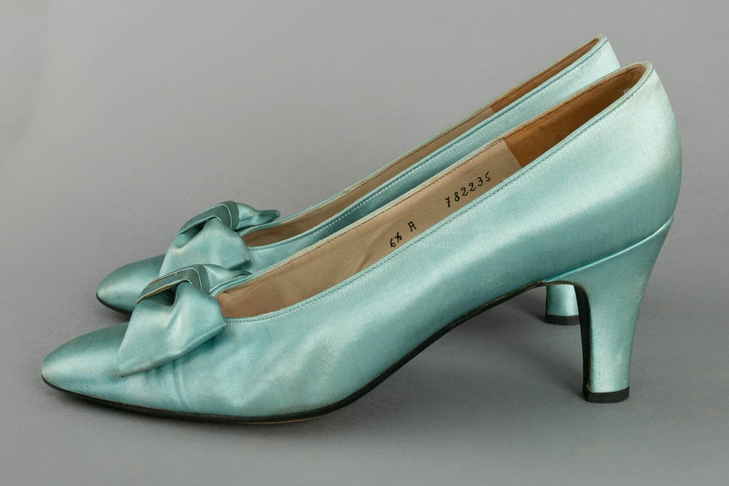 Escarpins en soie Christian Dior