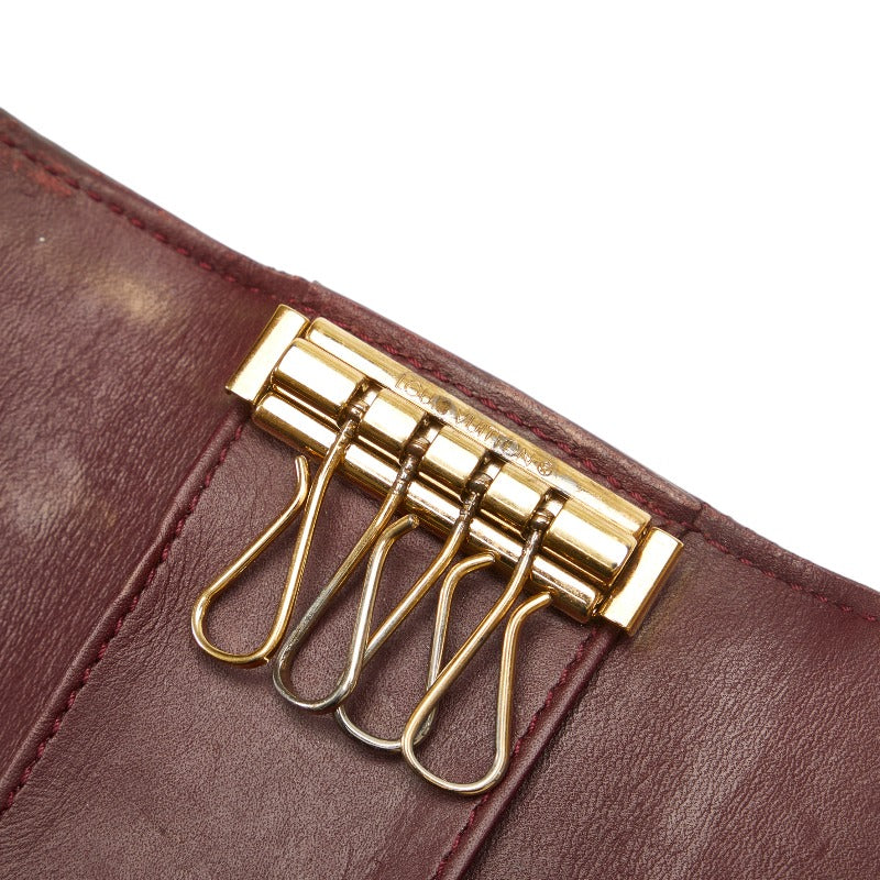 Louis Vuitton Verney Multicell 4 Series Keycase M91542 Rouge Forest Red Patent Leather  Louis Vuitton