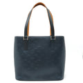 LOUIS VUITTON Louis Vuitton Monogram Mat Stockton  Bag Semi-sholder shoulder shoulder blue M55115