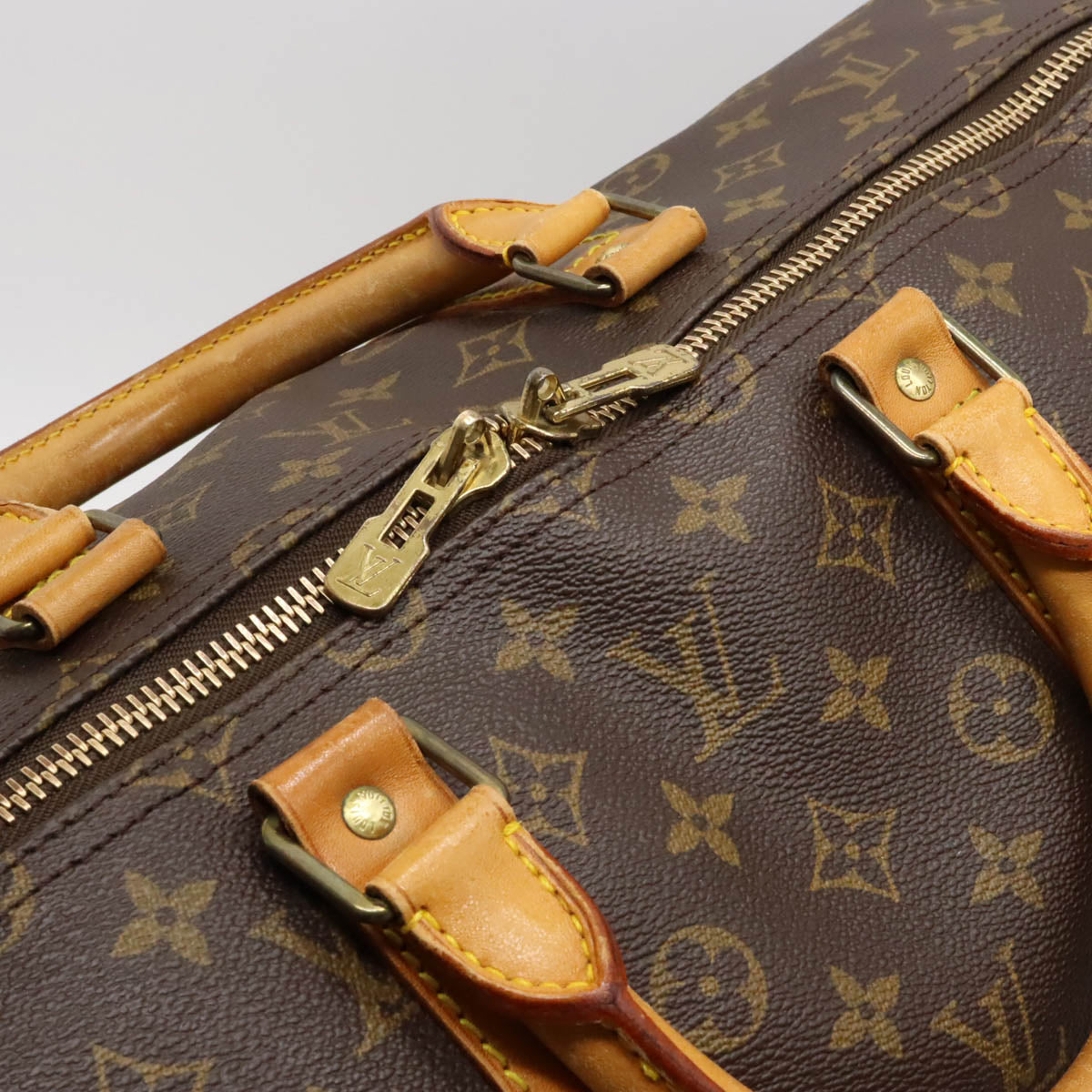 Louis Vuitton Monogram Keipol 55 Boston Bag Travel Bag M41424