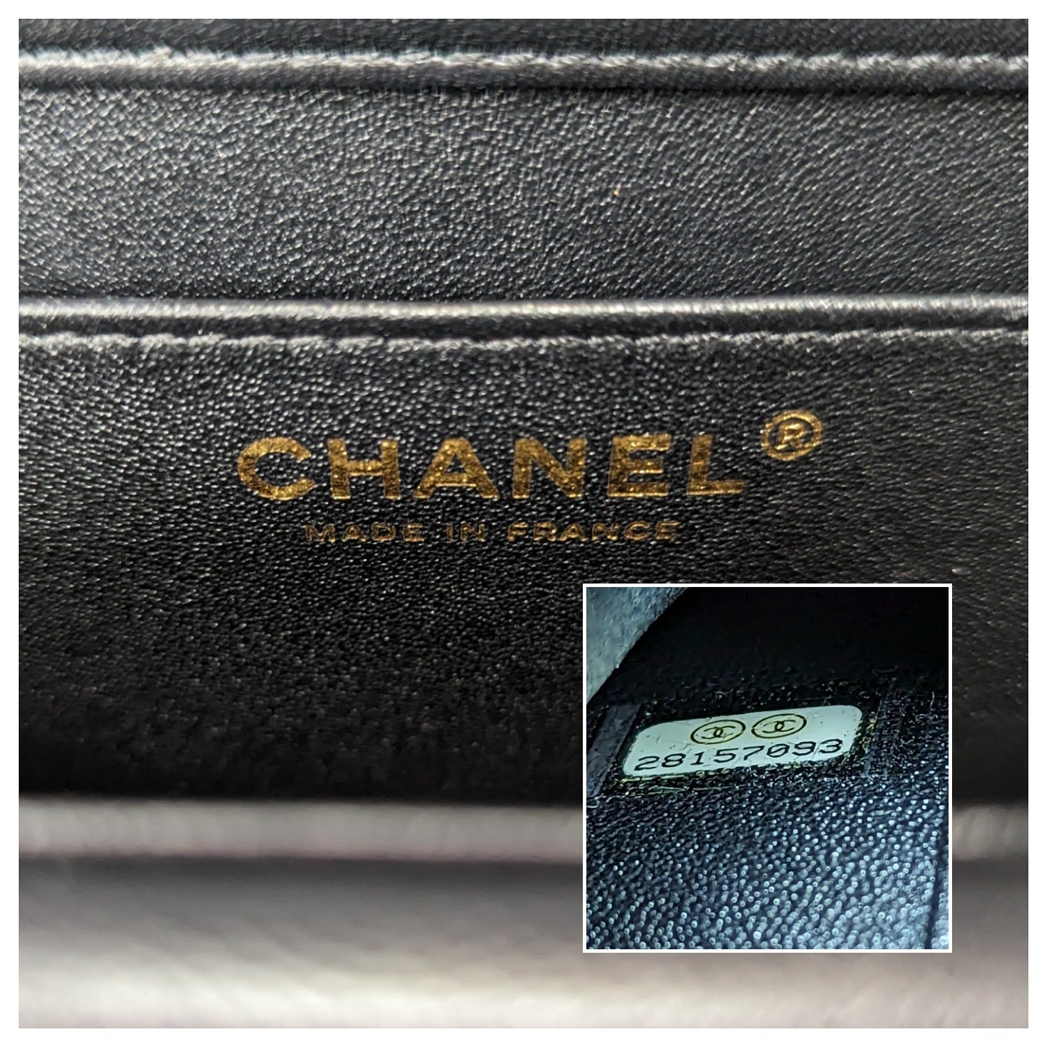 Chanel Black Lambskin Ancient Egypt Inspired Clutch