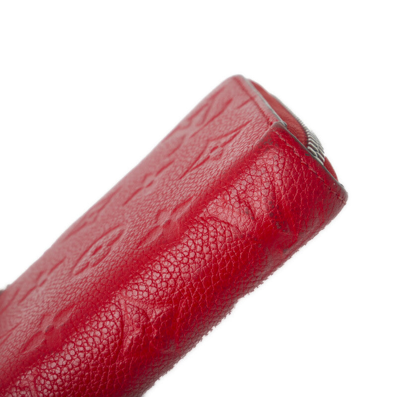 Louis Vuitton Monogram Amplant Jeep Wallet Long Wallet M61865 Triple Red Carfather  Louis Vuitton