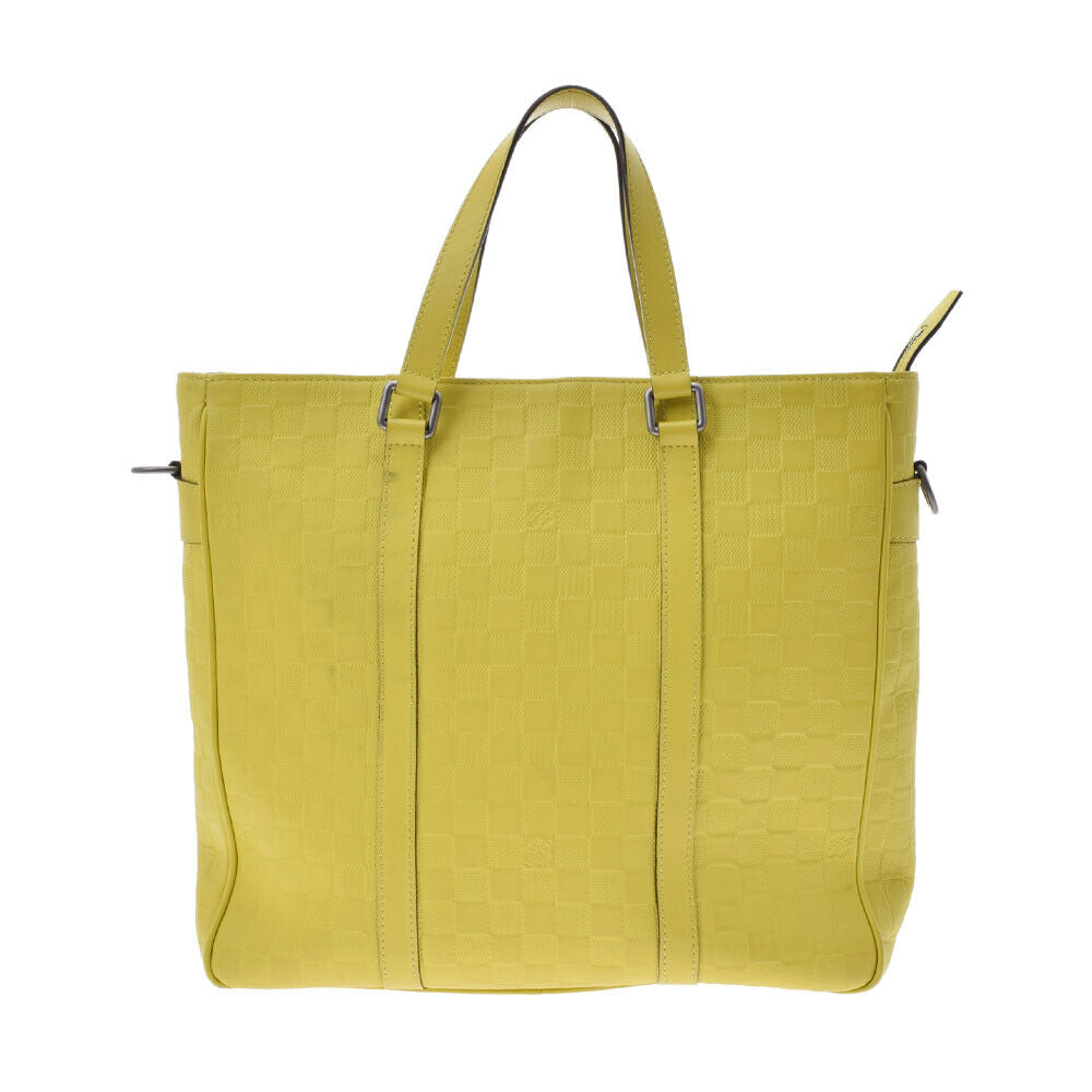 Louis Vuitton Yellow Leather Tadao backpack bag