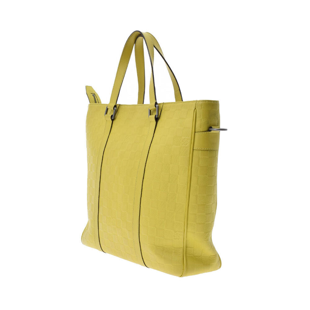 Louis Vuitton Yellow Leather Tadao backpack bag