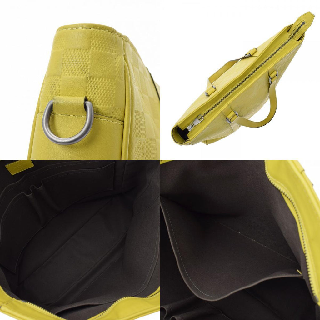Louis Vuitton Yellow Leather Tadao backpack bag