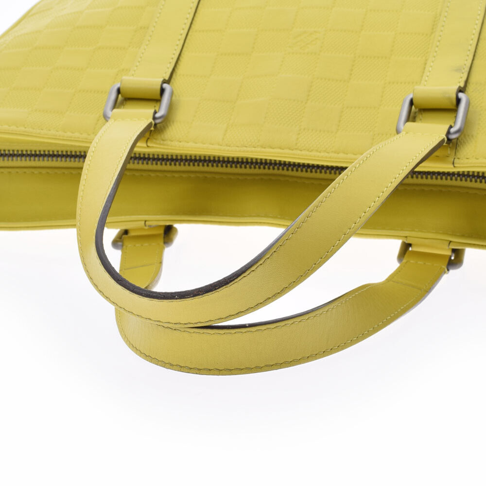 Louis Vuitton Yellow Leather Tadao backpack bag