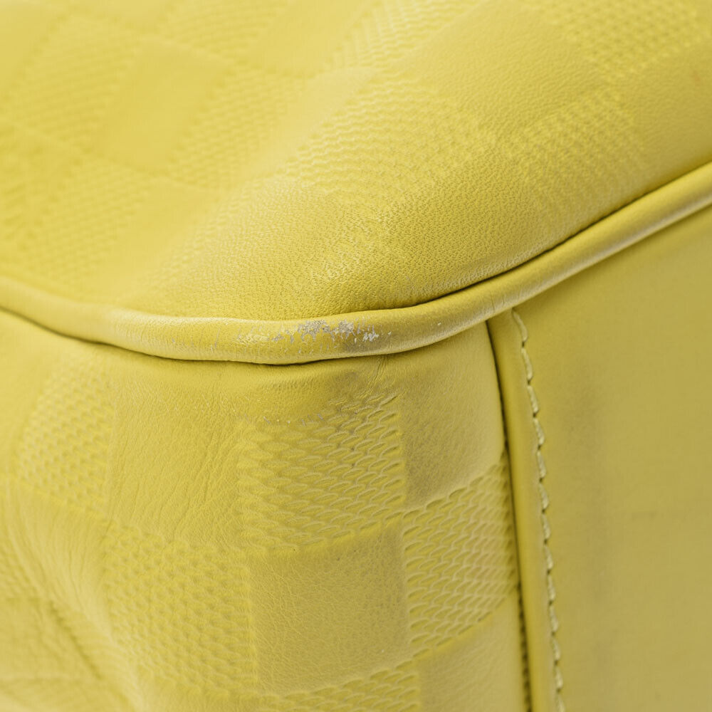 Louis Vuitton Yellow Leather Tadao backpack bag