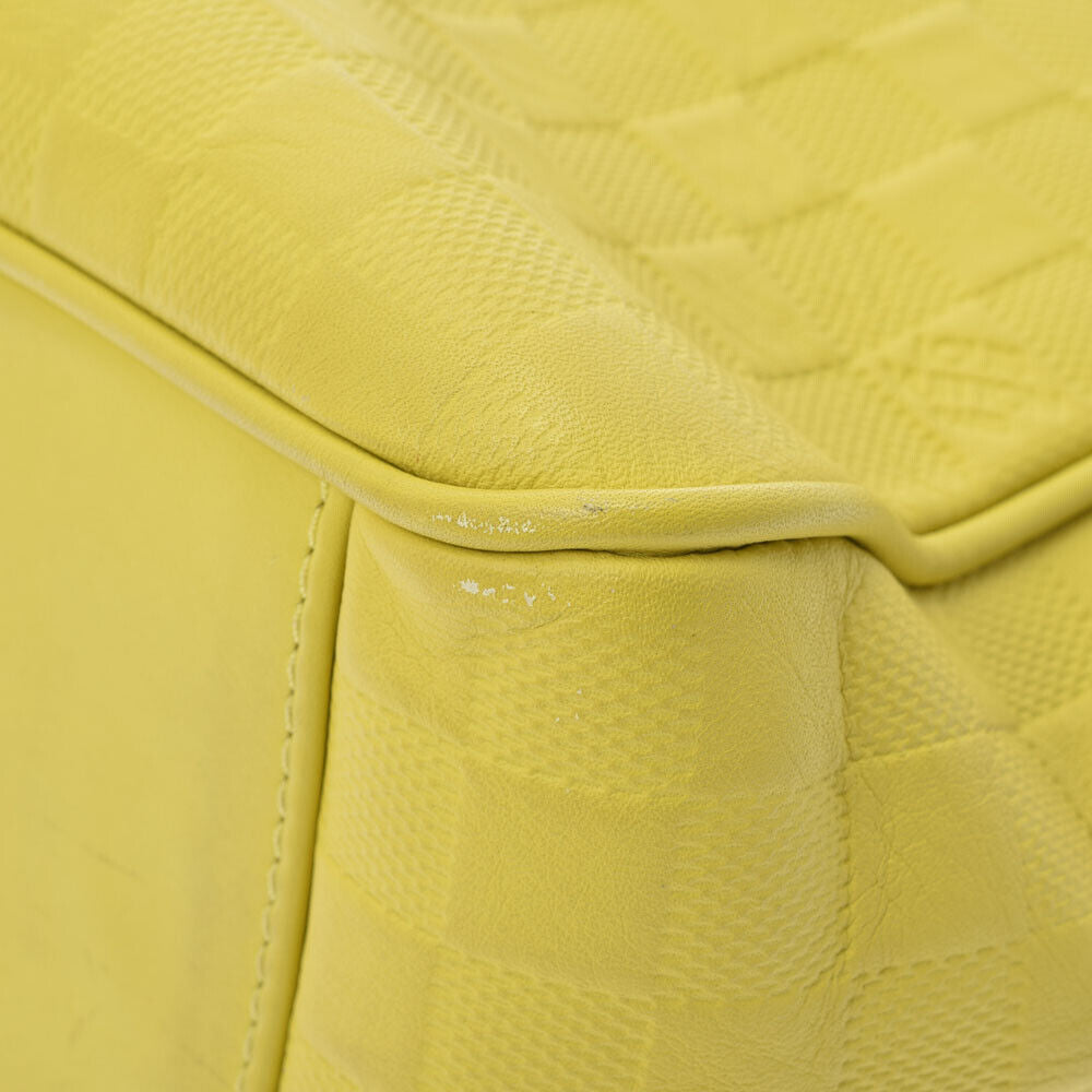 Louis Vuitton Yellow Leather Tadao backpack bag