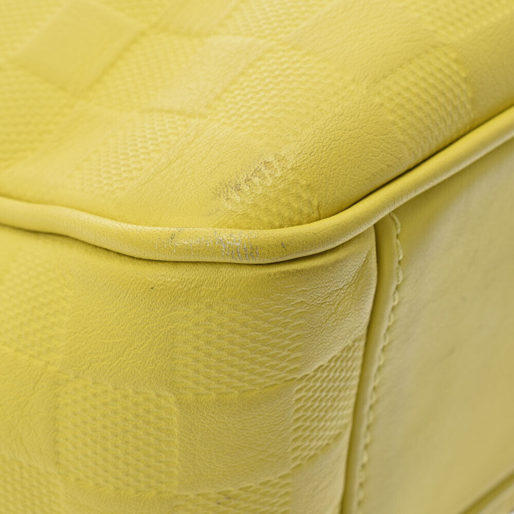 Louis Vuitton Yellow Leather Tadao backpack bag