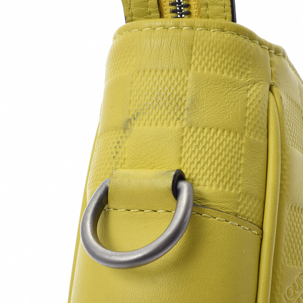Louis Vuitton Yellow Leather Tadao backpack bag