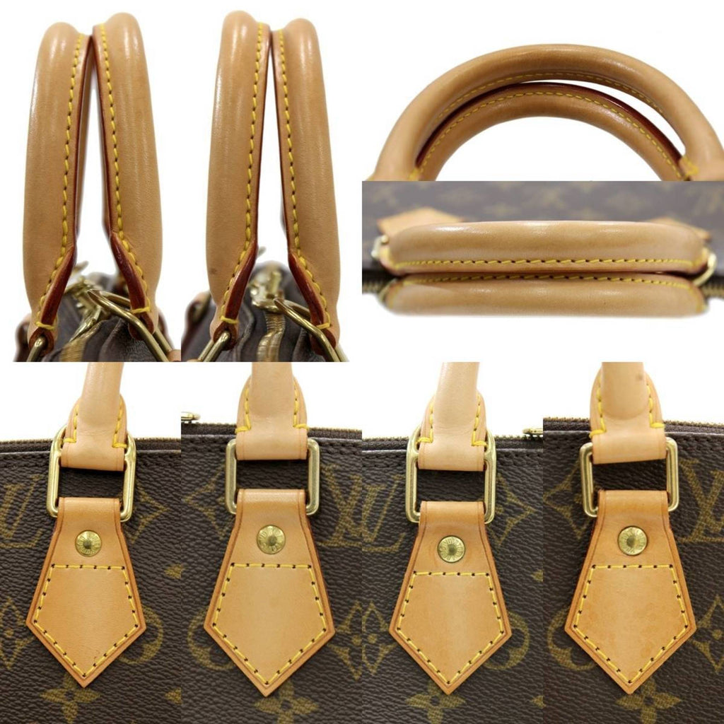 Louis Vuitton Brown Canvas Alma handbag bag
