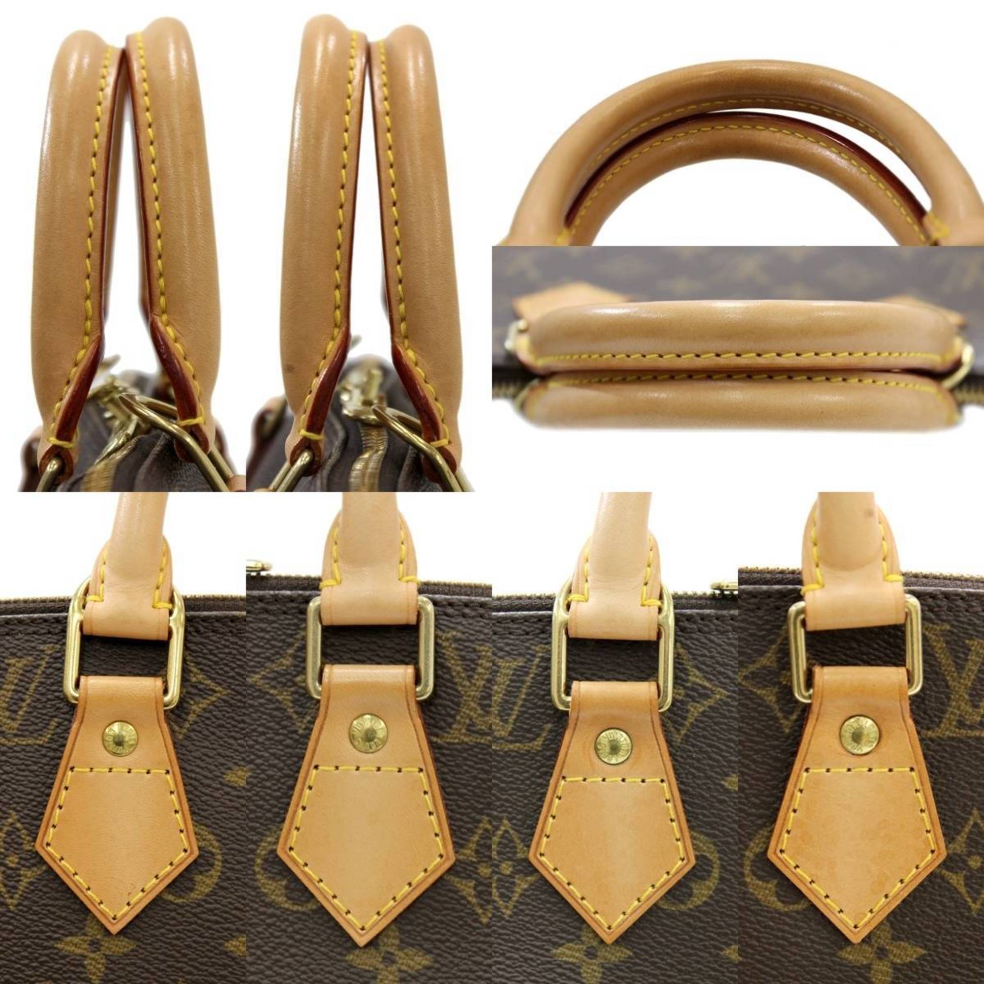 Louis Vuitton Brown Canvas Alma handbag bag