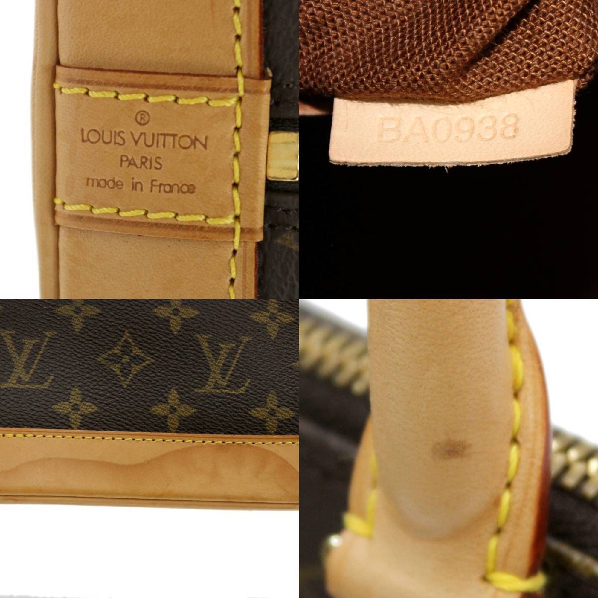 Louis Vuitton Brown Canvas Alma handbag bag