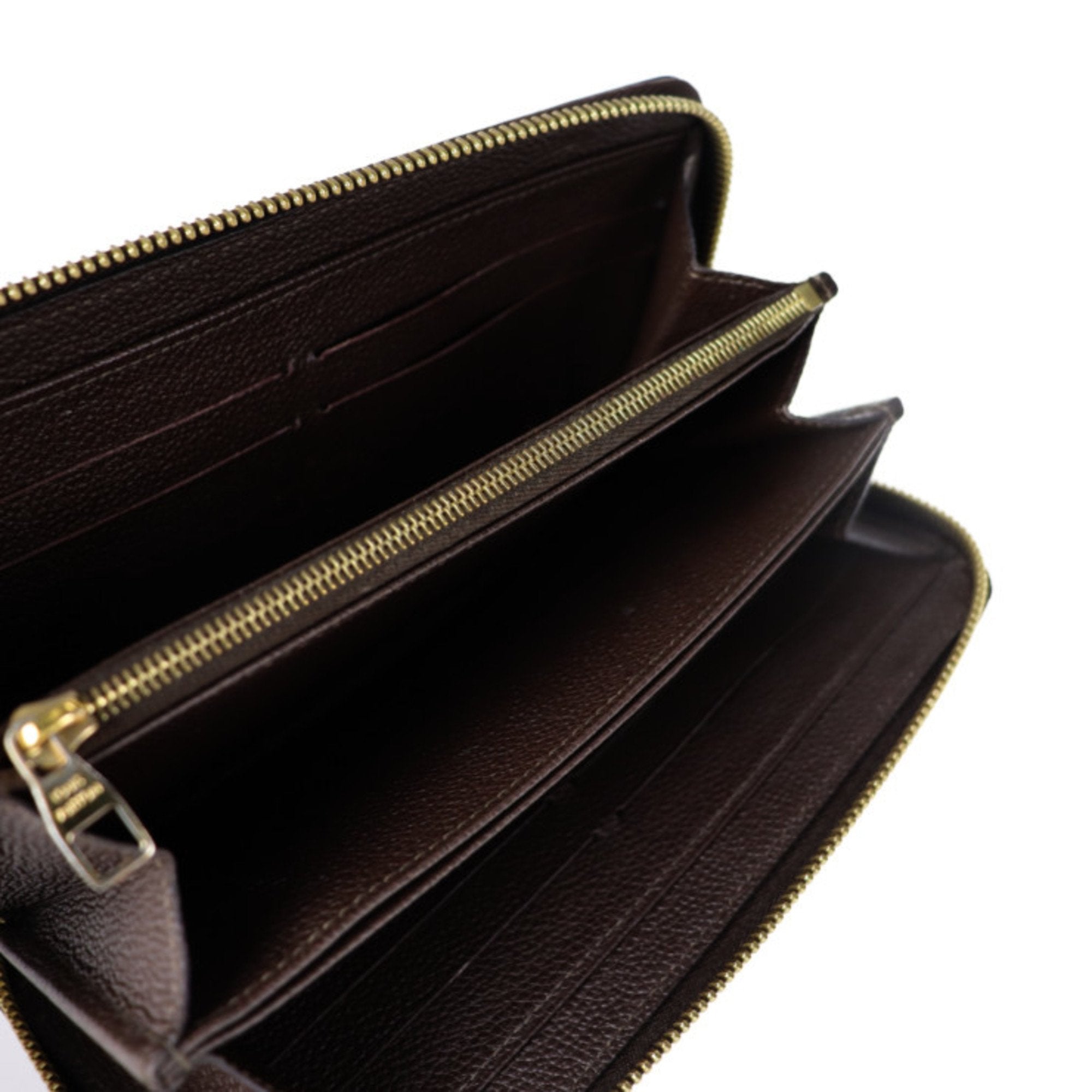 Louis Vuitton Brown Canvas Zippy wallet wallet accessories