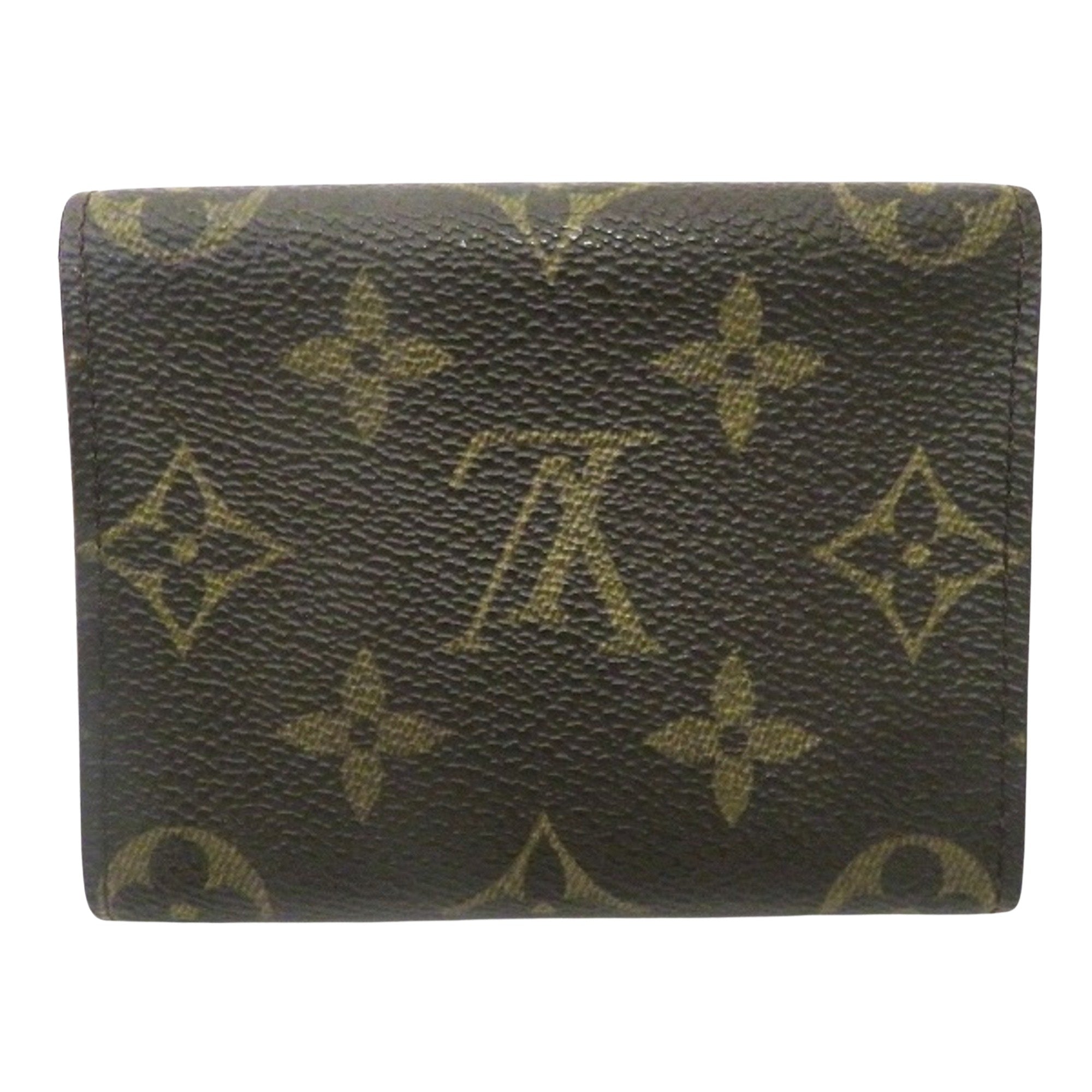 Louis Vuitton Brown Canvas Card case wallet accessories
