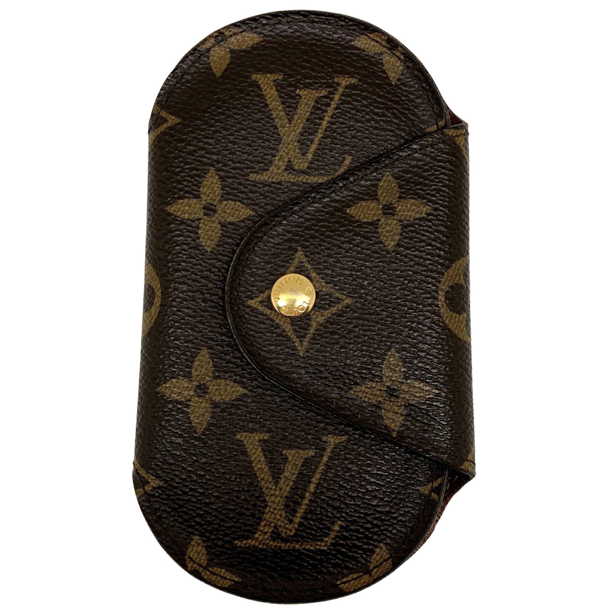 Louis Vuitton Brown Canvas Porte cles wallet accessories