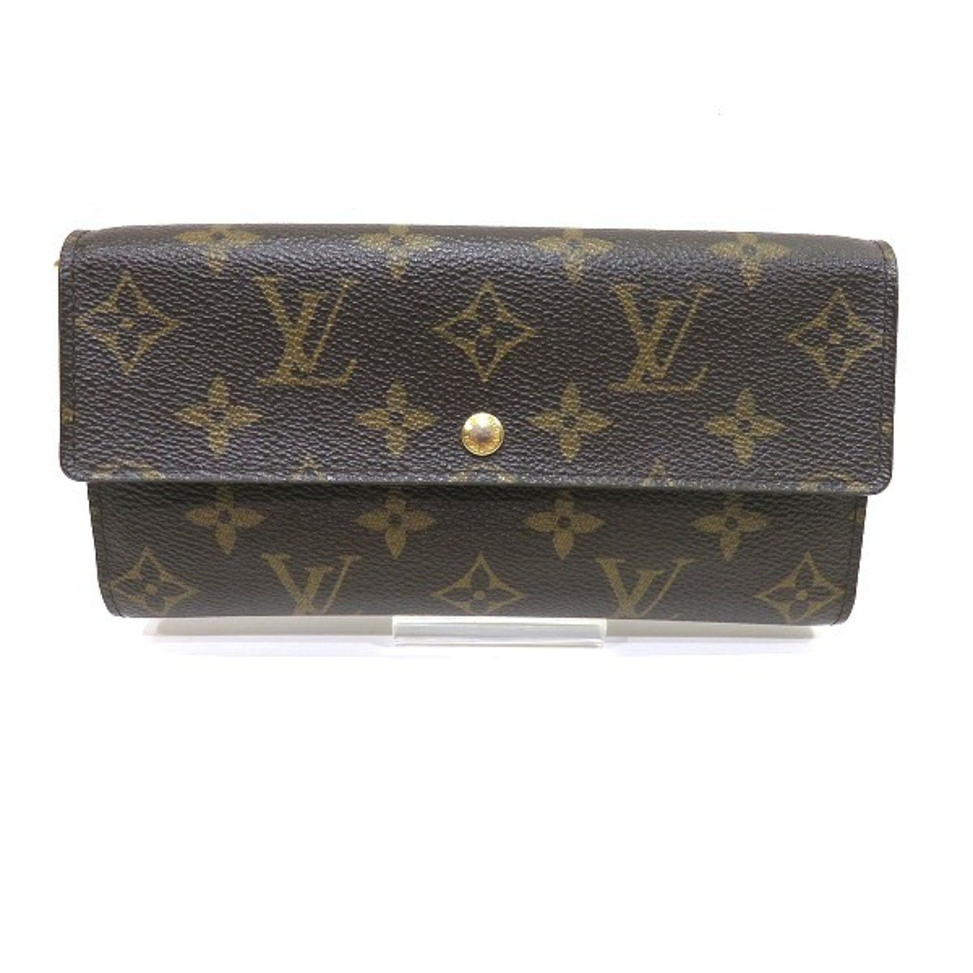 Louis Vuitton Brown Canvas Sarah wallet accessories