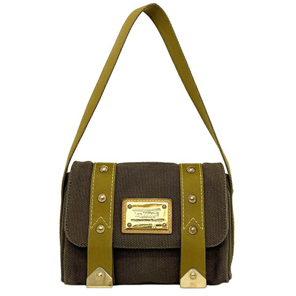 Louis Vuitton Khaki Canvas Antigua shoulder bag