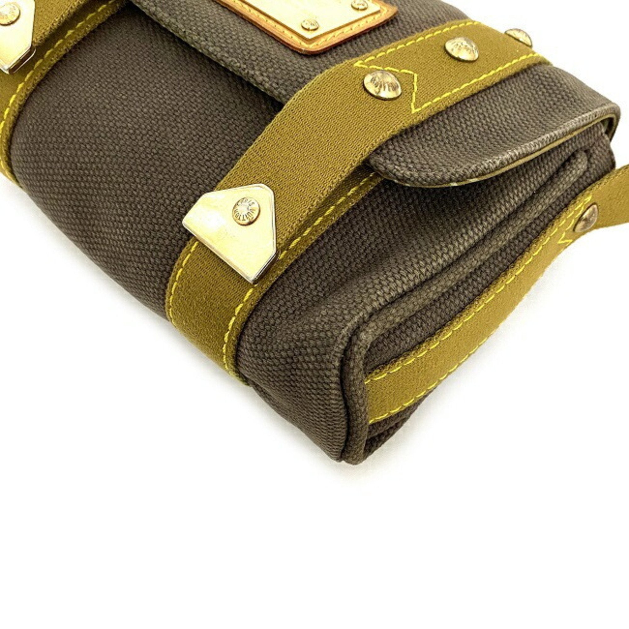 Louis Vuitton Khaki Canvas Antigua shoulder bag