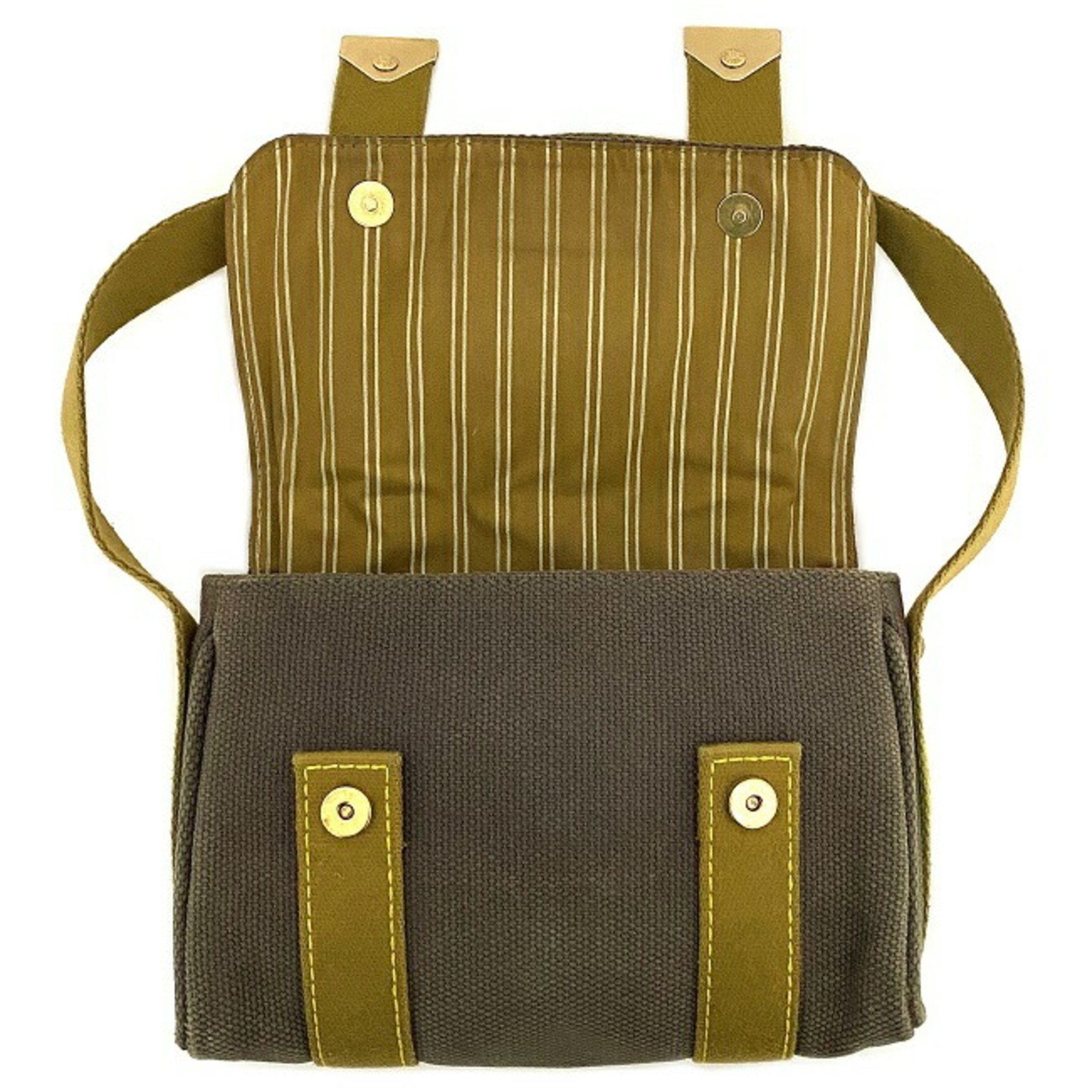 Louis Vuitton Khaki Canvas Antigua shoulder bag