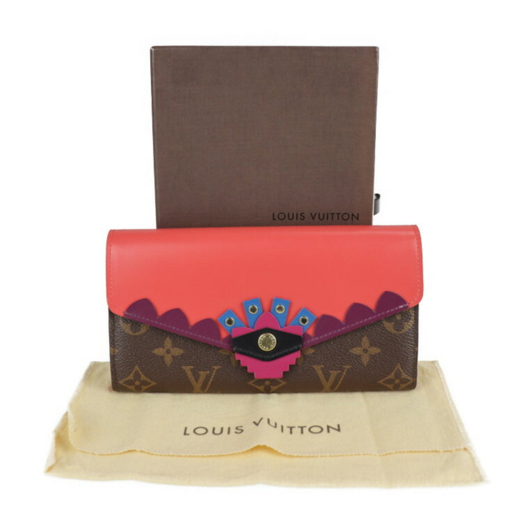 Louis Vuitton Brown Leather Sarah wallet accessories