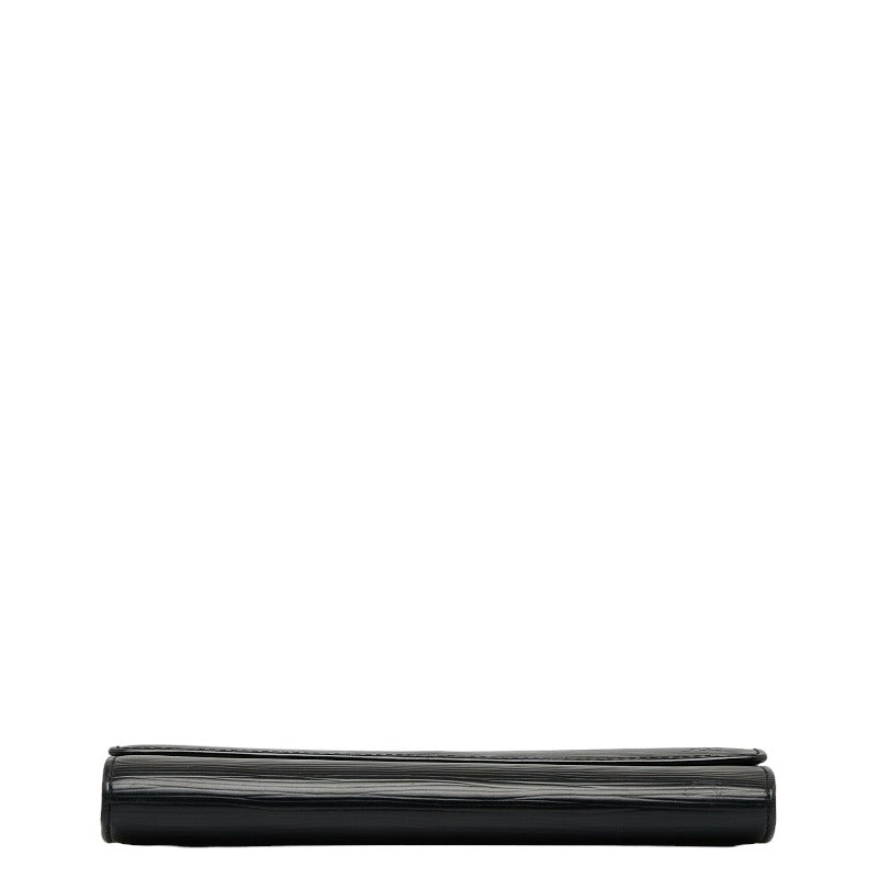 Louis Vuitton Epic Portfolio Sarah Long Wallet M63742 Noir Black Leather Men Louis Vuitton